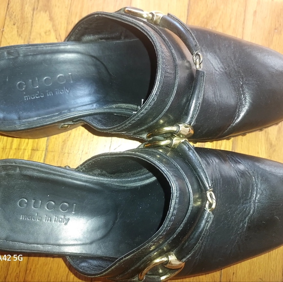 Gucci Black Horebit Clogs - Picture 2 of 8